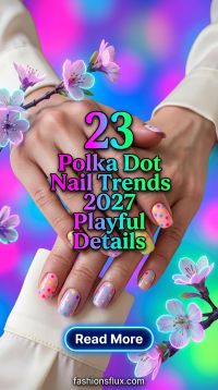 23 Polka Dot Nail Trends for Women 2027: Playful Details & Chic Style