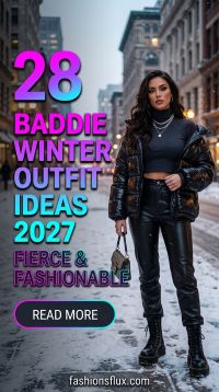 28 Chic Baddie Winter Fashion Ideas for Women 2027