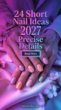 24 Short Nail Ideas for Women 2027: Precise Details & Chic Style
