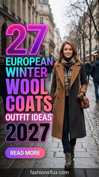 27 European Winter Wool Coats Outfit Ideas for Women 2027: Elegant & Cozy Looks